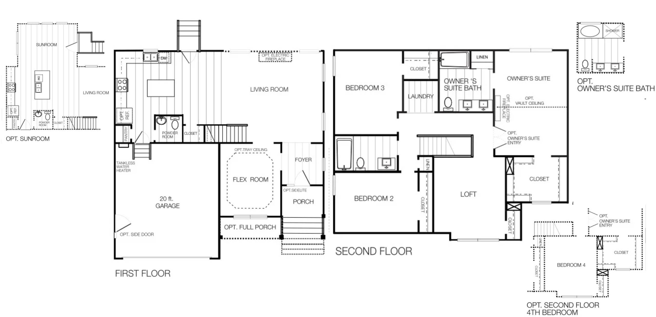 Floor plan for the Willow lot 59 section 6 for sale in Castleton by Boyd Homes.